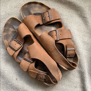 Birkenstock’s with back strap
